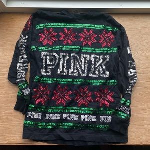 Pink Christmas Top